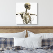 Drei Dimensionen des Käfigs von weiblichen Rippen Leinwanddruck (Insitu (Schlafzimmer))