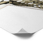 Drei Dimensionen des Käfigs von weiblichen Rippen Poster (Ecke)