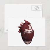Drei Dimensionen des menschlichen Herzens, Links S Postkarte (Vorne/Hinten)