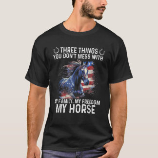 Drei Dinge, die du nicht mit meiner Familienfreihe T-Shirt