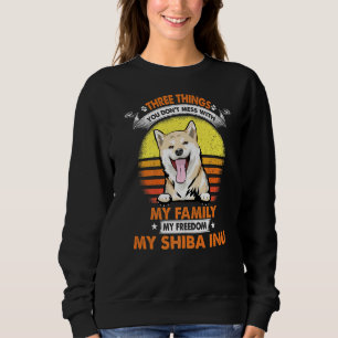 Drei Dinge, die man mit Shiba in Funny D nicht ver Sweatshirt