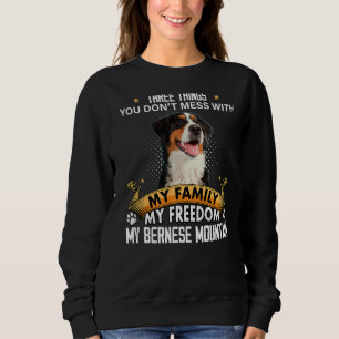 Drei Dinge, die man nicht mit dem Berner Berg verw Sweatshirt