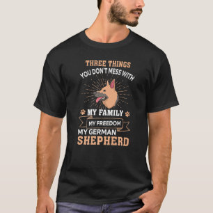 Drei Dinge, die man nicht mit dem deutschen Hirten T-Shirt