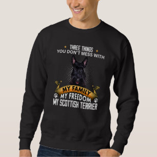 Drei Dinge, die man nicht mit schottischem Terrier Sweatshirt