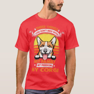 Drei Dinge, die Sie nicht mit Corgi Funny Dog Lo T-Shirt