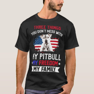 Drei Dinge, die Sie nicht mit Pitbull Liebhaber Ma T-Shirt