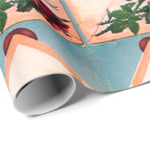 DREI DOGGIES, ENVELOPEN MIT ROSE GESCHENKPAPIER (Rolleneckpunkt)