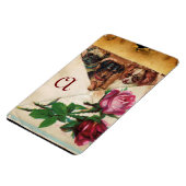 DREI DOGIEN MIT MONOGRAMM FÜR ROSE MAGNET (Linke Seite)