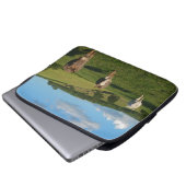 Drei Donkeys auf einem Feldfoto Laptopschutzhülle (Vorne Knopf)