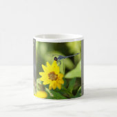 Drei Drachenfliegen Blume Tasse (Mittel)