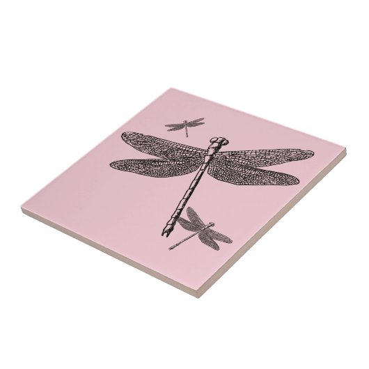 Drei Drachenfliegen Fliese (Seite)