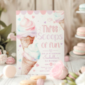 Drei Dutzend lustige Eiscreme Geburtstag Einladung