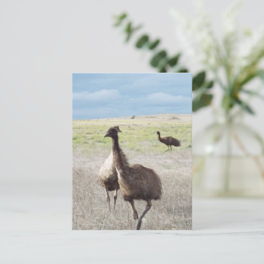 drei ECU Postkarte (Stehend Vorderseite)