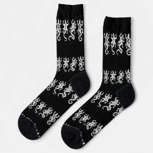 Drei Eidechsen Thunder_Cove Südwest-Stil Socken