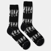 Drei Eidechsen Thunder_Cove Südwest-Stil Socken (Rechts)