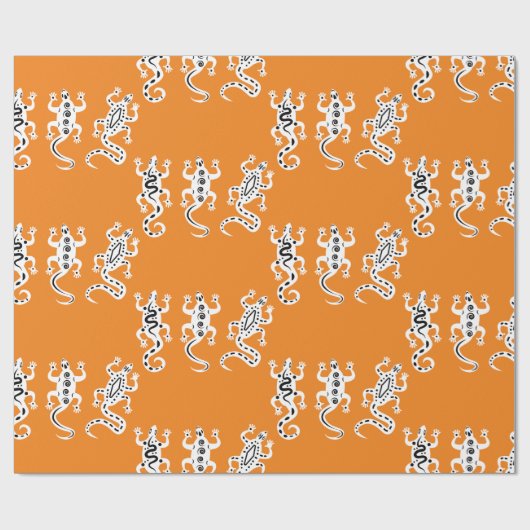 Drei Eidechsen Thunder_Cove Südwestart Geschenkpapier (Flach)