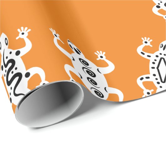 Drei Eidechsen Thunder_Cove Südwestart Geschenkpapier (Rolleneckpunkt)