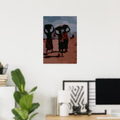 Drei einsame Gestalten Poster (Heimbüro)