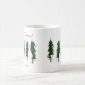 Drei Eisbären Frohe Weihnachtsfeiertage Tasse (Mittel)