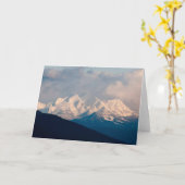 Drei Eisberge - Rahmenkunst Karte (Gelbe Blume)