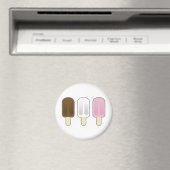 Drei Eiscreme-Bars Magnet (In Situ (Geschirrspüler))