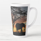 Drei Elefanten in Sunset-Höhe Milchtasse (Rechts)