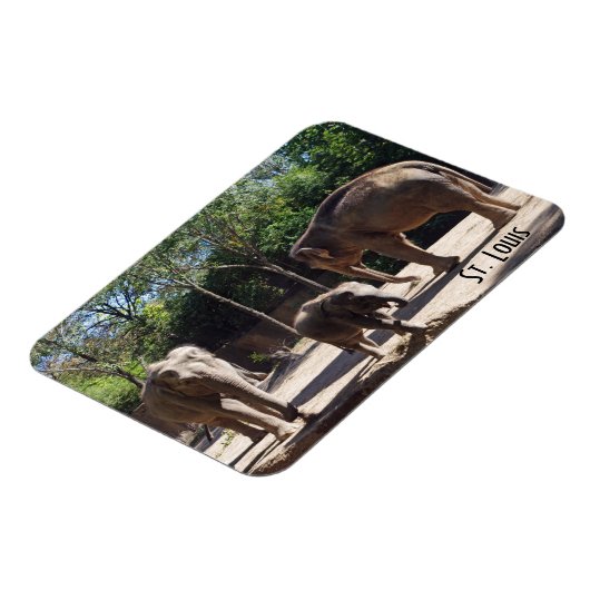 Drei Elefanten Magnet (Linke Seite)