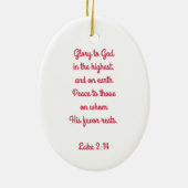 Drei Engel, Adore Ihm Weihnachtsschmuck (Hinten)