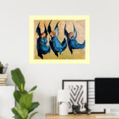 DREI ENGEL IN BLAU POSTER (Heimbüro)