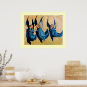 DREI ENGEL IN BLAU POSTER (Küche)