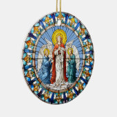 Drei Engel Keramik Ornament (Rechts)