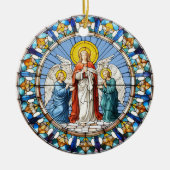 Drei Engel Keramik Ornament (Vorne)