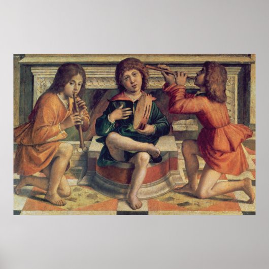 Drei-Engel-Musiker Poster (Vorne)