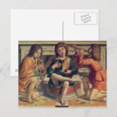 Drei-Engel-Musiker Postkarte (Vorne/Hinten)
