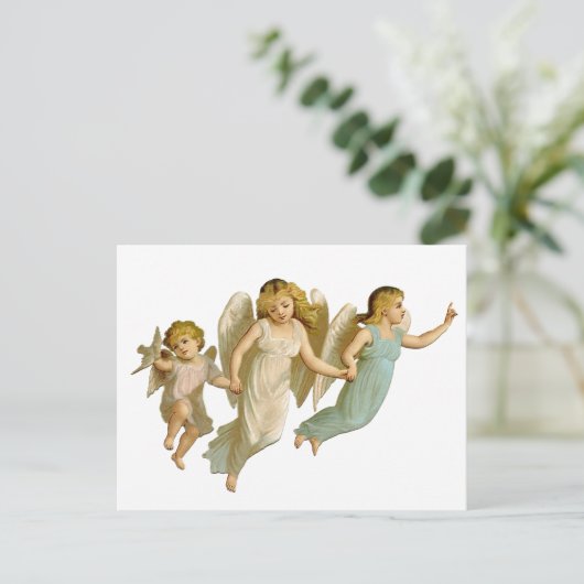 Drei Engel Postkarte (Stehend Vorderseite)