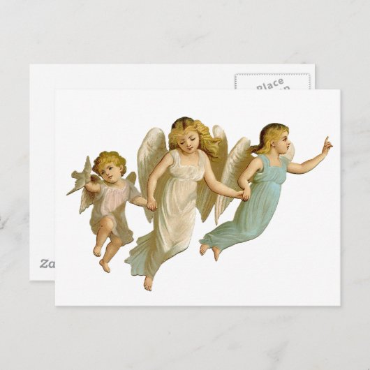 Drei Engel Postkarte (Vorne/Hinten)