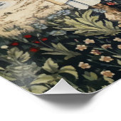 Drei Engel, William Morris Tapestry Poster (Ecke)