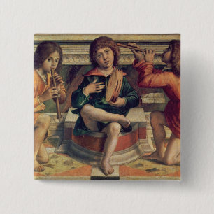 Drei Engelsmusiker Button