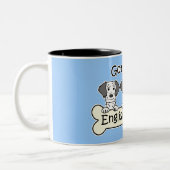 Drei englische Setzer Zweifarbige Tasse (Links)
