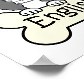 Drei englische Springer-Spaniels Poster (Ecke)