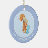 Drei entzückende Bärn-Freunde Keramikornament (Rechts)