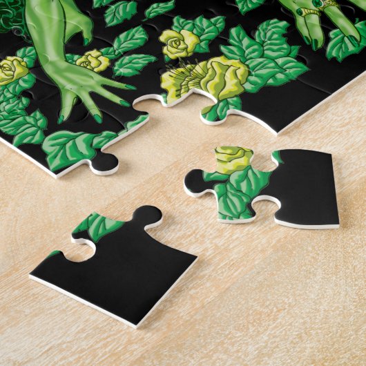 Drei Erdfee-Fantasie-Kunst durch Al Rio Puzzle (Seite)