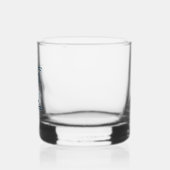 Drei erste Monogramm für moderne Männer Whiskyglas (Links)