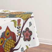 Drei Eule auf Zweig Tischdecke (Beispiel)