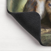 Drei Eulen-Mond Mousepad (Ecke)