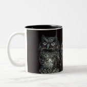 drei Eulen Zweifarbige Tasse (Links)