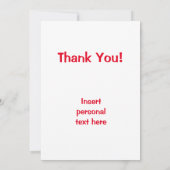 Drei Extravagante Catrinas Dankeskarte (Rückseite)