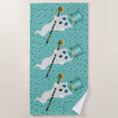 Drei Extravagante Geister in Tops Hat Canes Black  Strandtuch (Vorderseite)