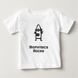 Drei Eye Bot Biophysik Rocks Baby T-shirt
