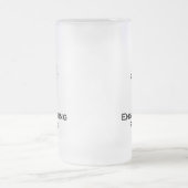 Drei Eye Bot Engineering Rocks Mattglas Bierglas (Mittel)